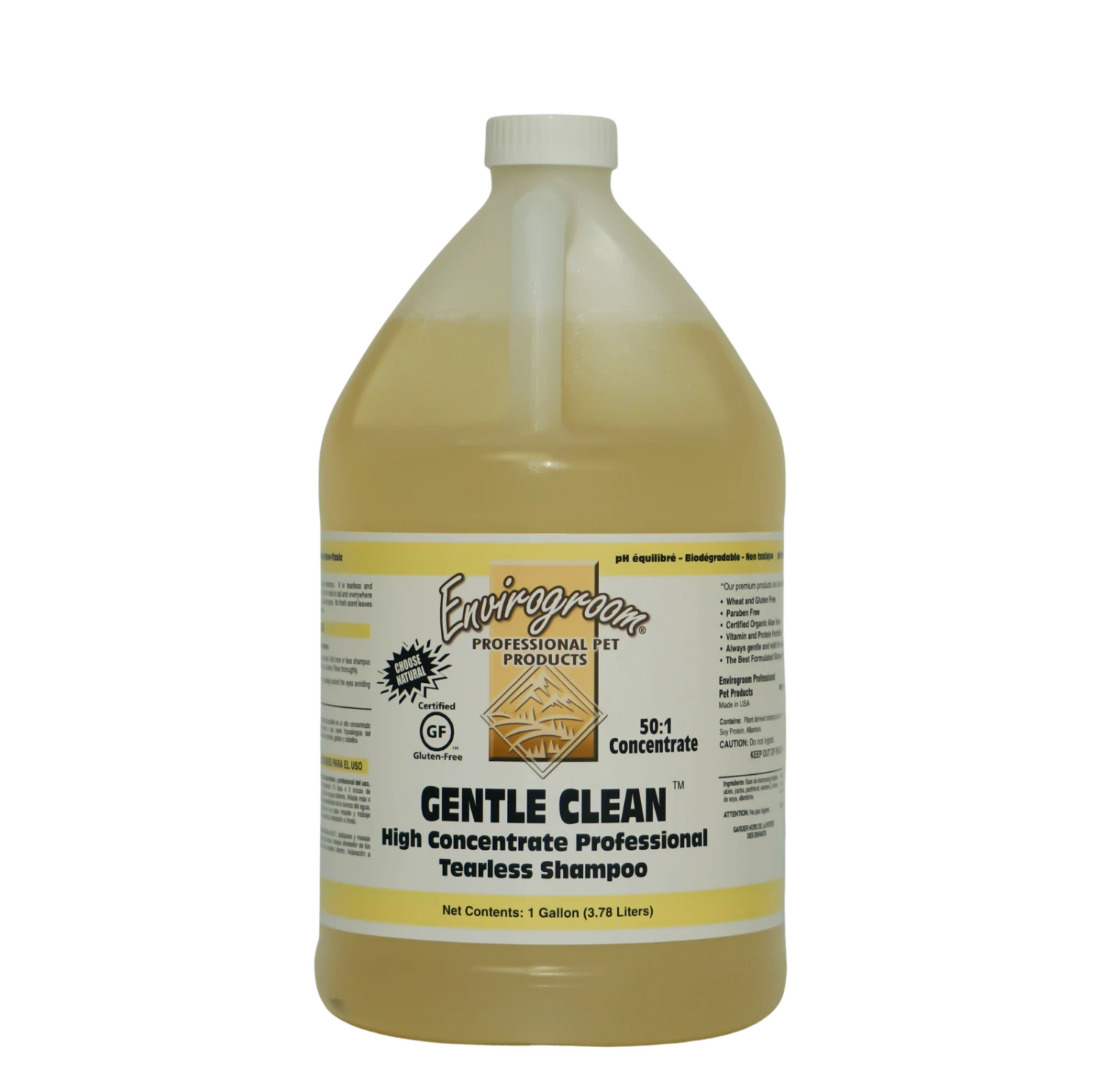 Envirogroom Gentle Clean Pro Tearless Shampoo 1 Gallon