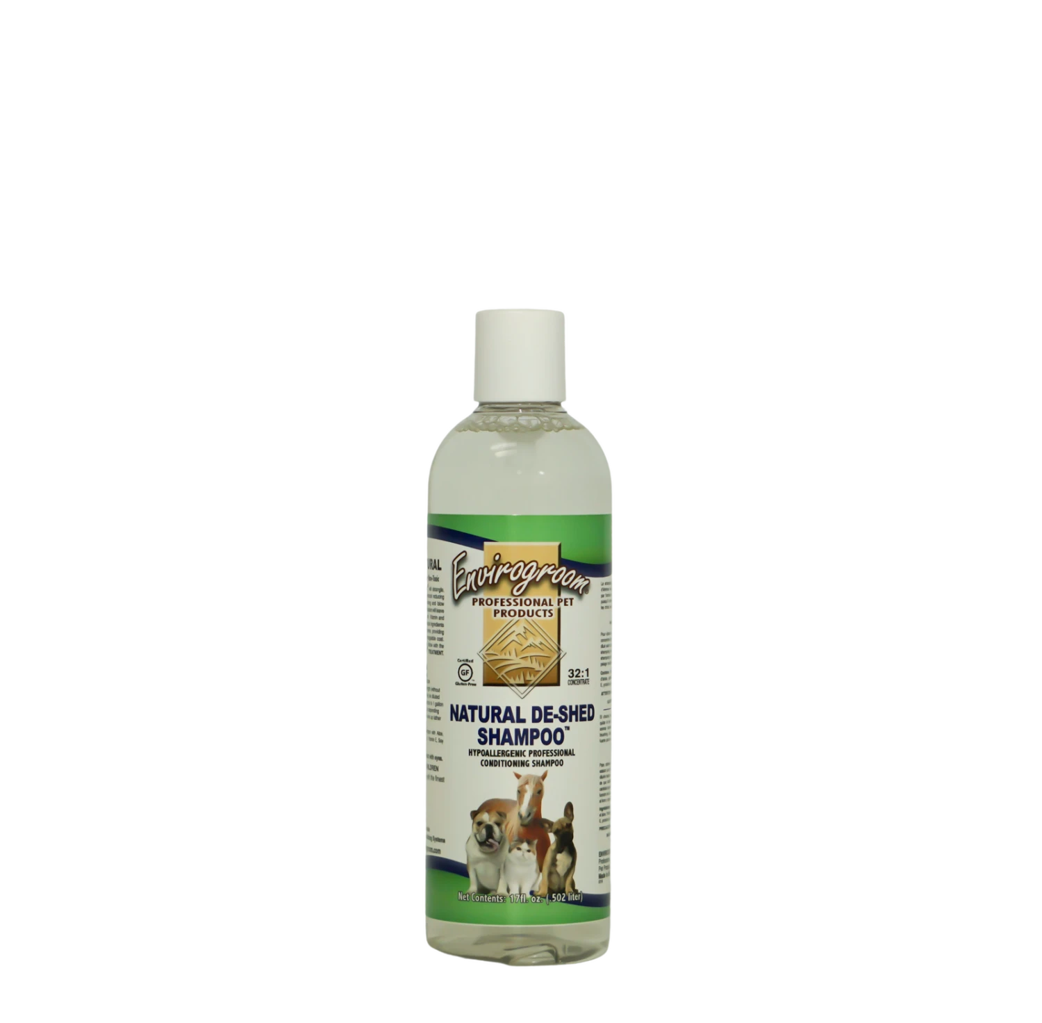 Envirogroom Natural De-Shed Conditioning Shampoo 17oz