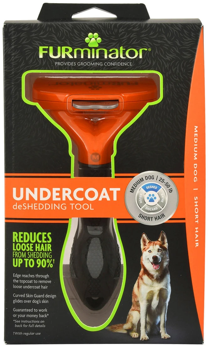 Furminator Undercoat DeShedding Tool - Medium Dog Short Hair