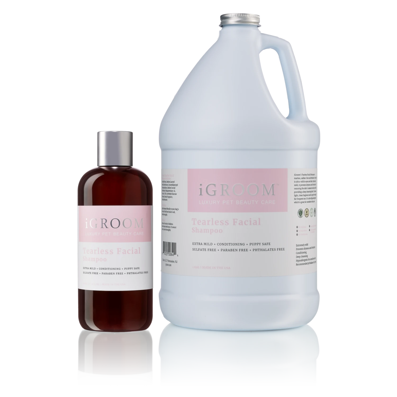 IGroom Tearless Facial Shampoo 1 Gallon (3.8L) - Image 2