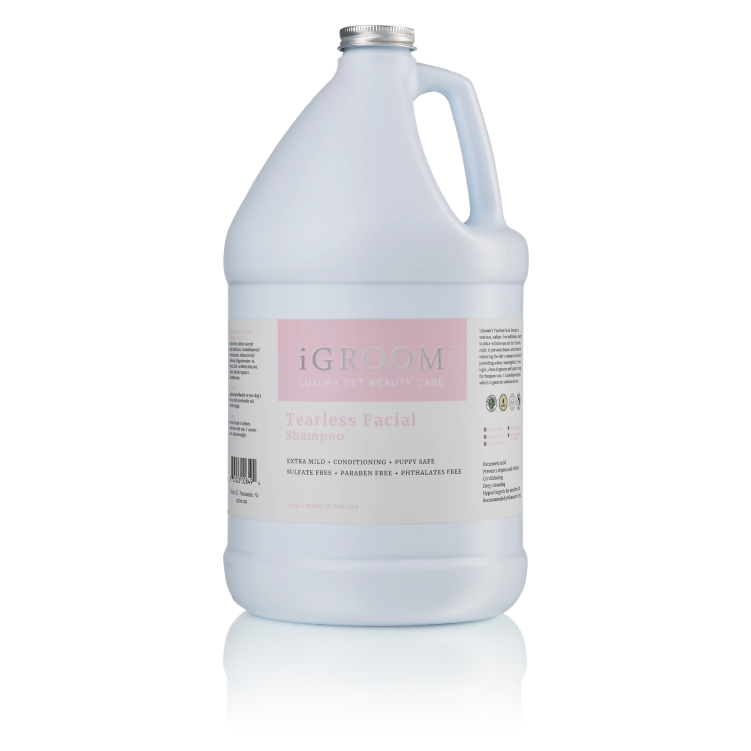 IGroom Tearless Facial Shampoo 1 Gallon (3.8L)