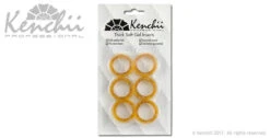 Kenchii Thick Soft Finger Insert Ring Set Of 6 - Gold