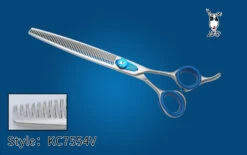 KKO Japanese Scissors Thinner With 54 V Teeth 7.5"