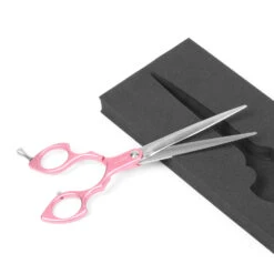 Shark Teeth Asian Fusion Shear Straight 6.5" [Pink]