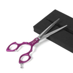 Shark Teeth Asian Fusion Shear Straight 6.5" [Purple]